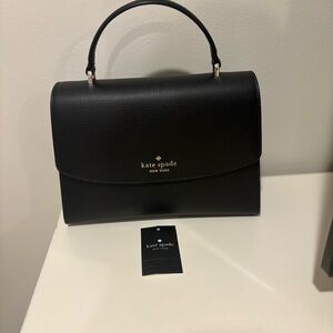 Kate Spade Black Structured Top-Handle Bag